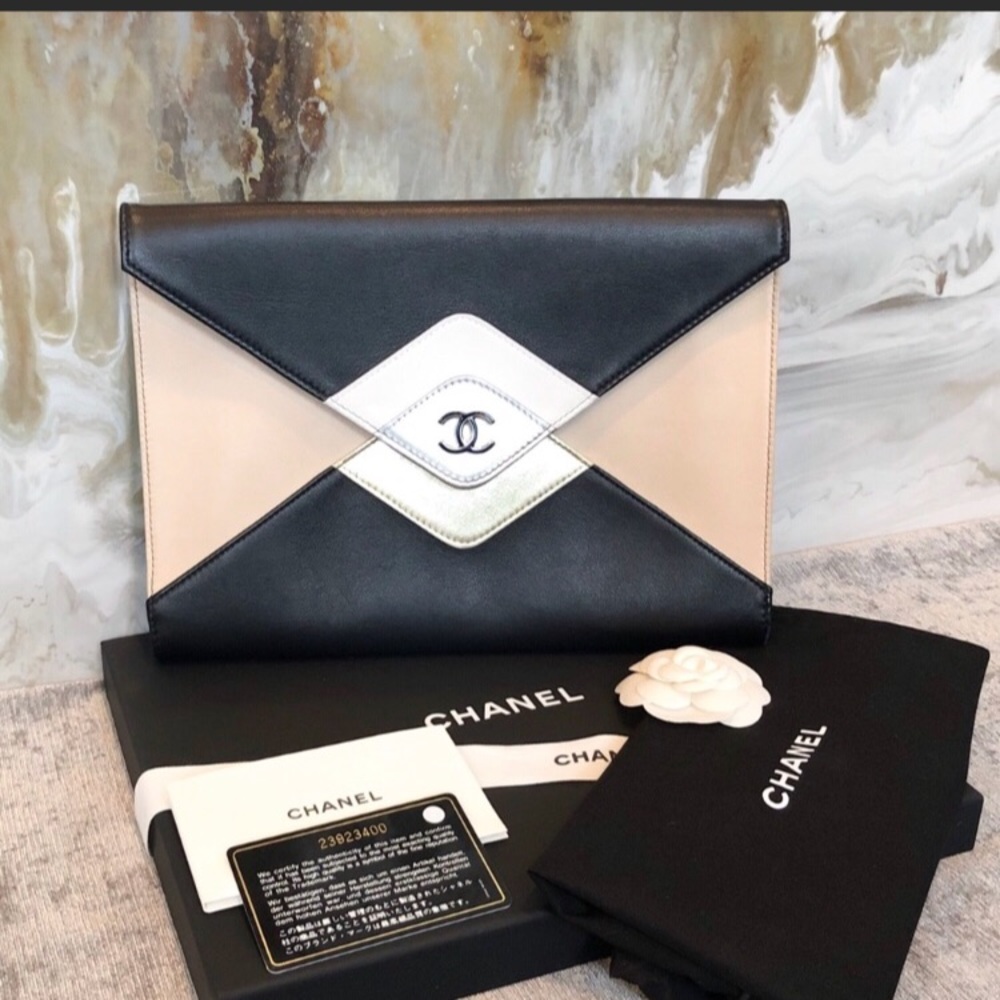 Chanel Multi Color Envelope CC Clutch